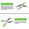 2 pcs Jewelry Pliers Set, Include: 6-Inch 6-Step Bail Making & Nylon Jaw Pliers for Wire Wrapping
